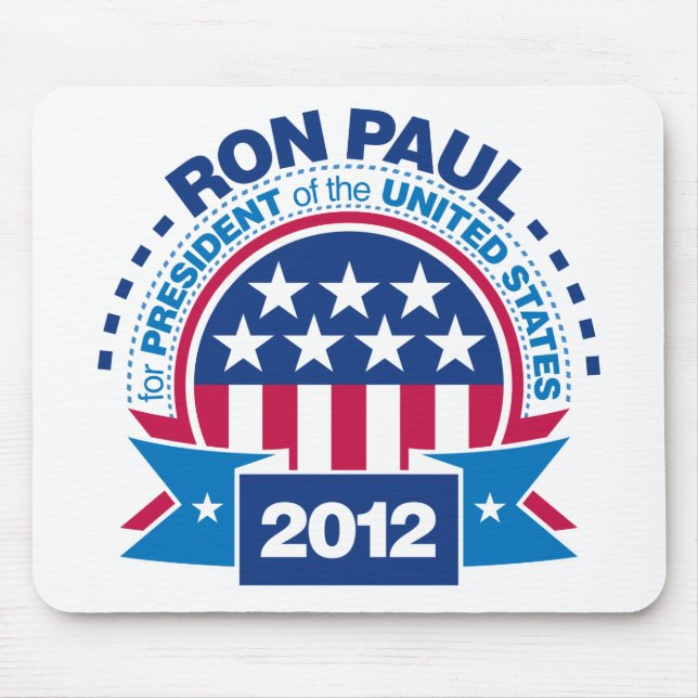 Mousepad Ron Paul para o presidente 2012 (Frente)
