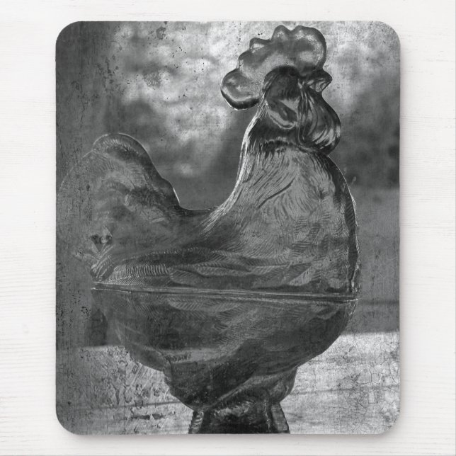 Mousepad Rooster de vidro (Frente)