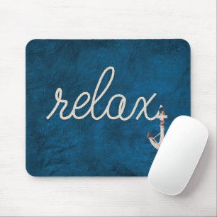 Mousepad Rope náutico relaxa em azul