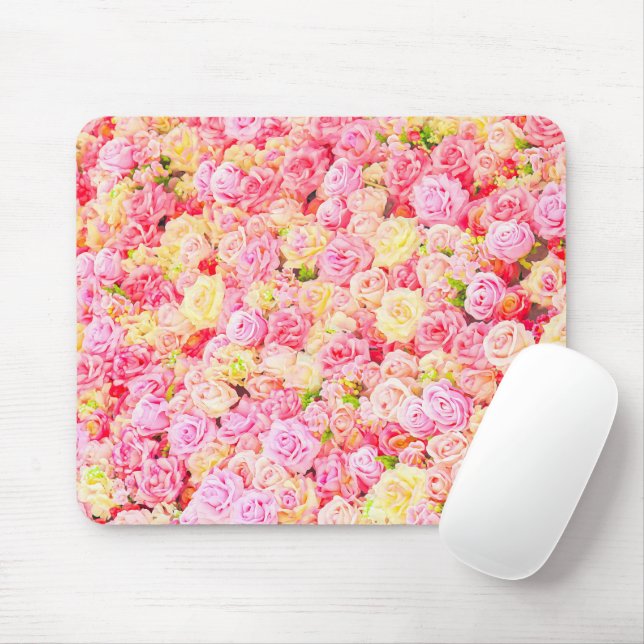 Mousepad Rosa (Com mouse)