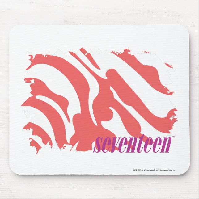 Mousepad Rosa 4 da zebra (Frente)