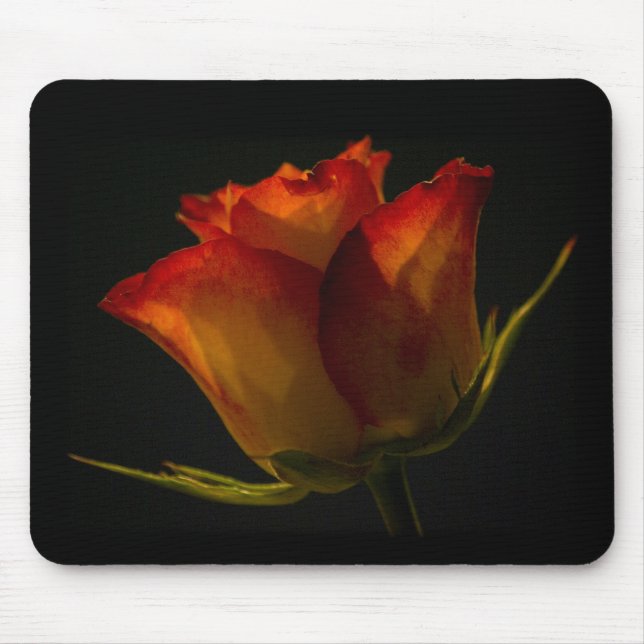 Mousepad Rosa alaranjado & amarelo (Frente)