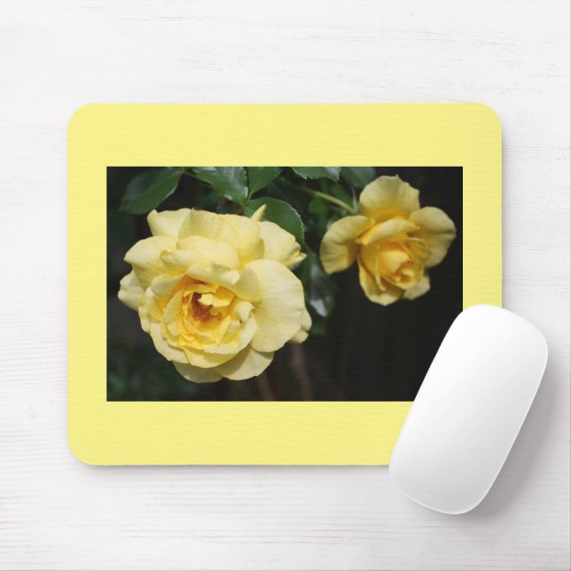 Mousepad Rosa Amarelo (Com mouse)