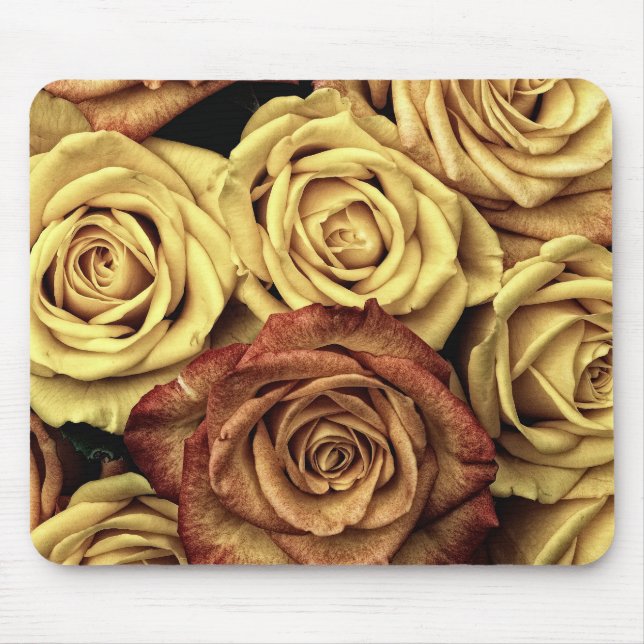 Mousepad Rosa amarelo e vermelho (Frente)