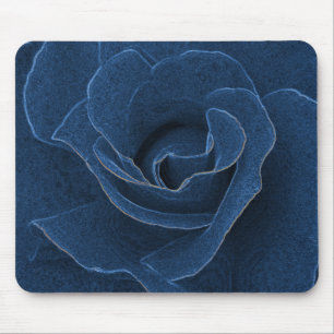Mousepad Rosa azul velvet