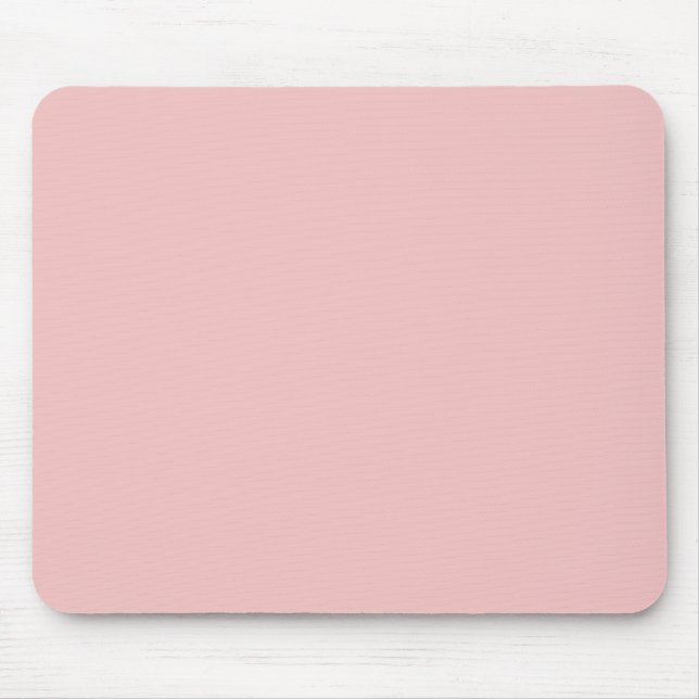 Mousepad Rosa bebê (cor sólida) (Frente)