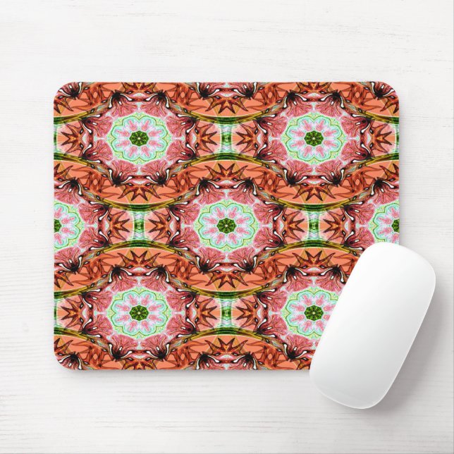 Mousepad Rosa Blooms..... (Com mouse)