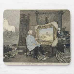 Mousepad Rosa Bonheur em seu estúdio