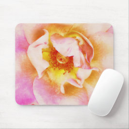 Mousepad Rosa bonito Dourado e rosa para cima Fechar a prot