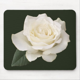 Mousepad Rosa branca
