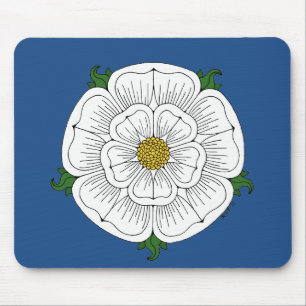Mousepad Rosa branco de York