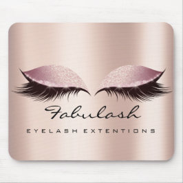 Mousepad Rosa cor-de-rosa brilhante SPA Beleza Lashes Exten
