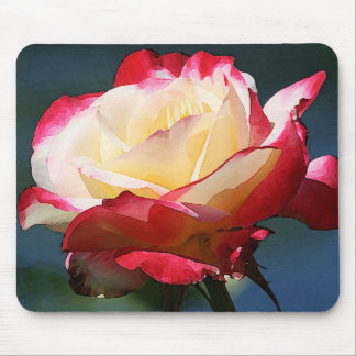 Mousepad "Rosa de chá híbrido do prazer dobro"