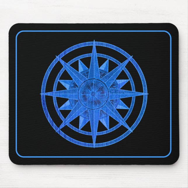 Mousepad Rosa de compasso (Frente)