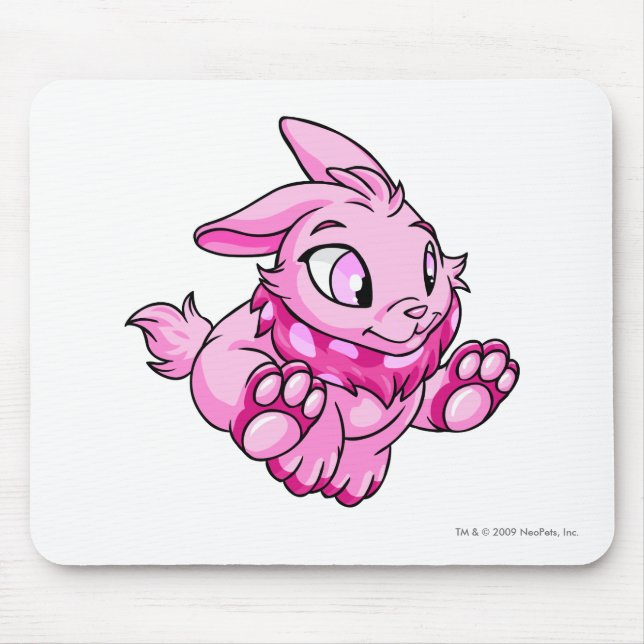 Mousepad Rosa de Cybunny (Frente)