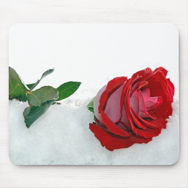 Mousepad Rosa de inverno (Frente)