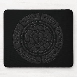 Mousepad Rosa de Lutero de Pedra Envelhecida