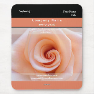 Mousepad Rosa de Pêssego do Bloco de promocional - HAMbyWG