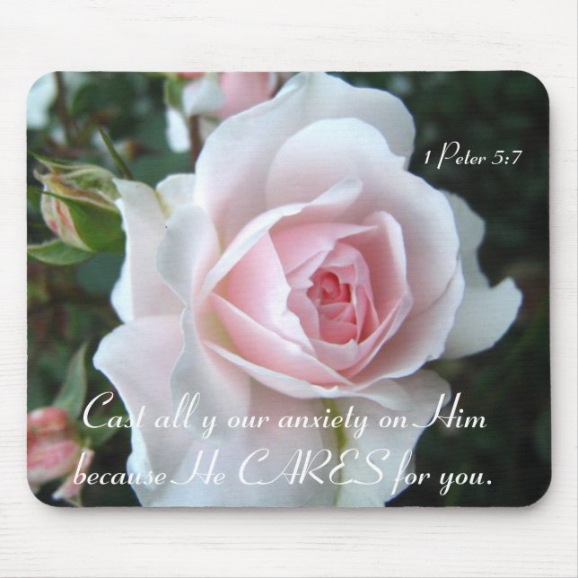 Mousepad Rosa Delicado (Frente)