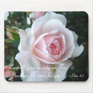Mousepad Rosa delicado pequeno do rosa