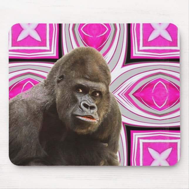 Mousepad Rosa Delight Gorilla (Frente)