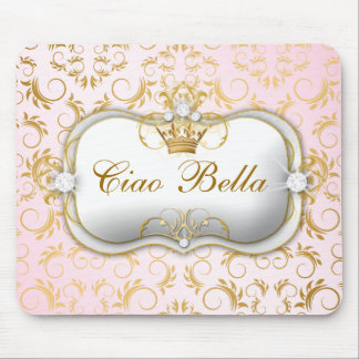 Mousepad Rosa divino dourado de 311 Ciao Bella