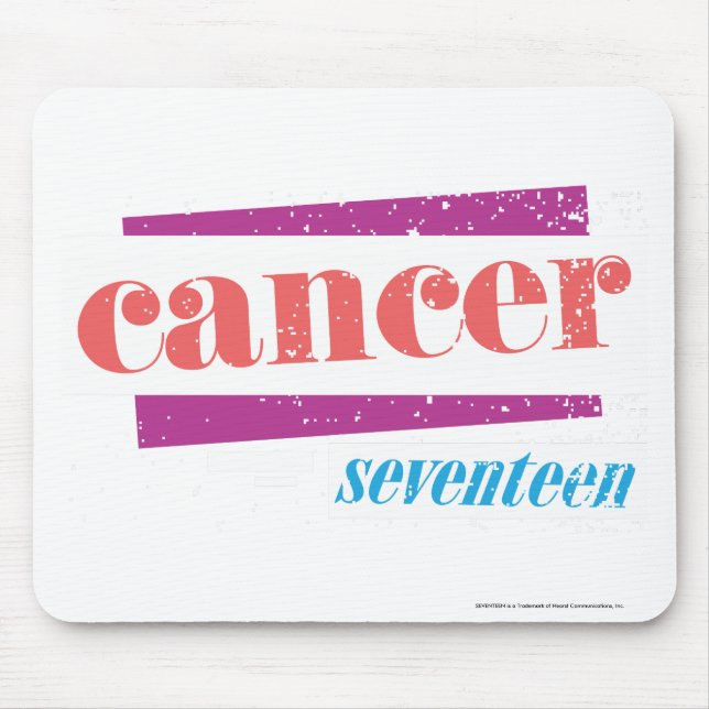 Mousepad Rosa do cancer (Frente)