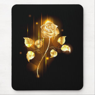 Mousepad Rosa do ouro ( rosa dourado )