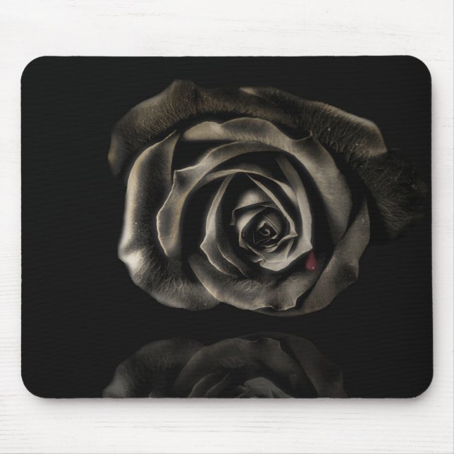 Mousepad Rosa do preto (Frente)