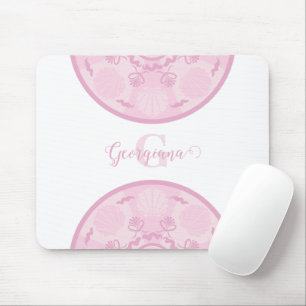 Mousepad Rosa Dusky Personalizado Grande Milênio Mandala