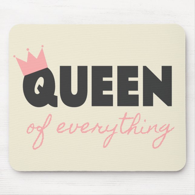 Mousepad Rosa e obscuridade - rainha cinzenta de tudo (Frente)