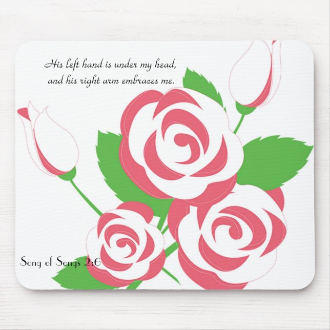 Mousepad Rosa Feminino (Frente)
