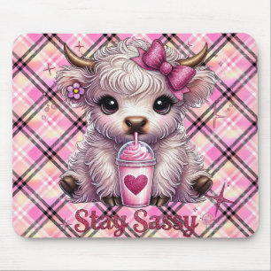 Mousepad Rosa, Fique Sassado, Vacas Highland