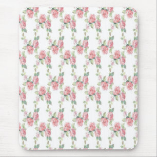 Mousepad Rosa Floral Shabby Chic Rosa