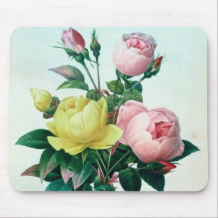 Mousepad Rosa Lutea e Rosa Indica