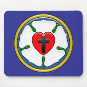 Mousepad Rosa Lutero Embossed-Look