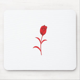 Mousepad Rosa Madder, Lava Vermelho, Design floral