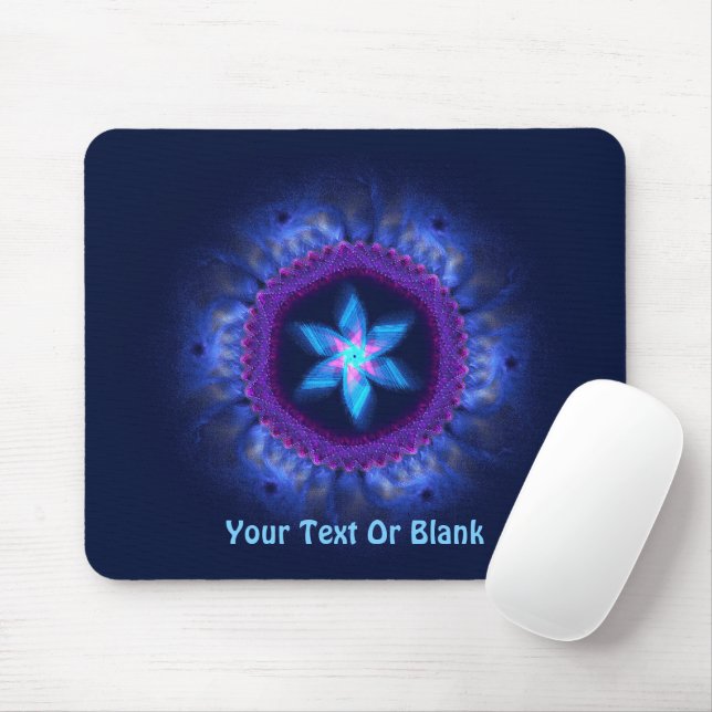 Mousepad Rosa - Magno Azul (Com mouse)