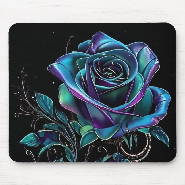 Mousepad Rosa Metálico Vibrante (Frente)
