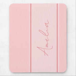 Mousepad Rosa Personalizado Moderno