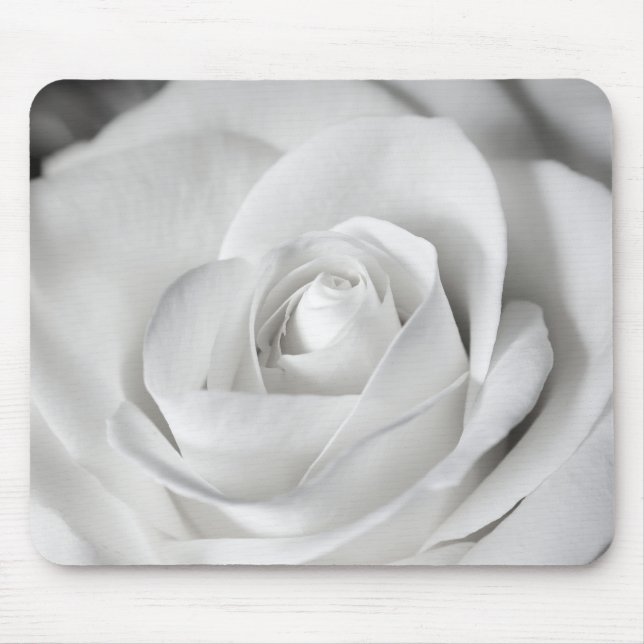 Mousepad Rosa preto e branco bonito (Frente)
