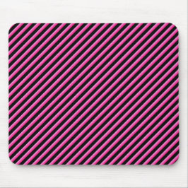 Mousepad Rosa Quente e Preto Diagonal Strike