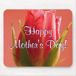 Mousepad Rosa Rosa Rosa Rosa Dia de as mães Feliz I