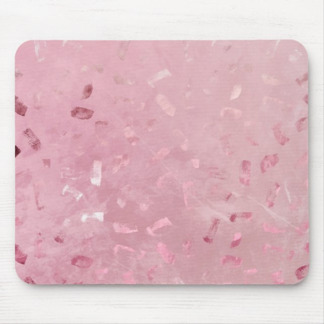 Mousepad Rosa Rosa Rosa Rosa Dourada Brilhante (Frente)