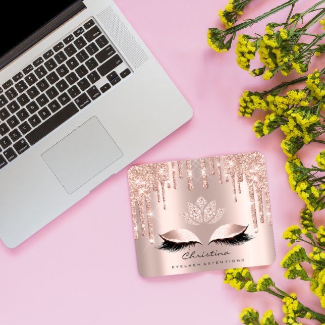 Mousepad Rosa Rosa Rosa Rosa Rosa Maquieira Artista Sparkly (Criador carregado)