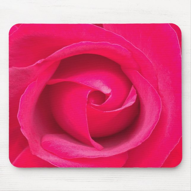 Mousepad Rosa Rosa Vermelha Romântica (Frente)
