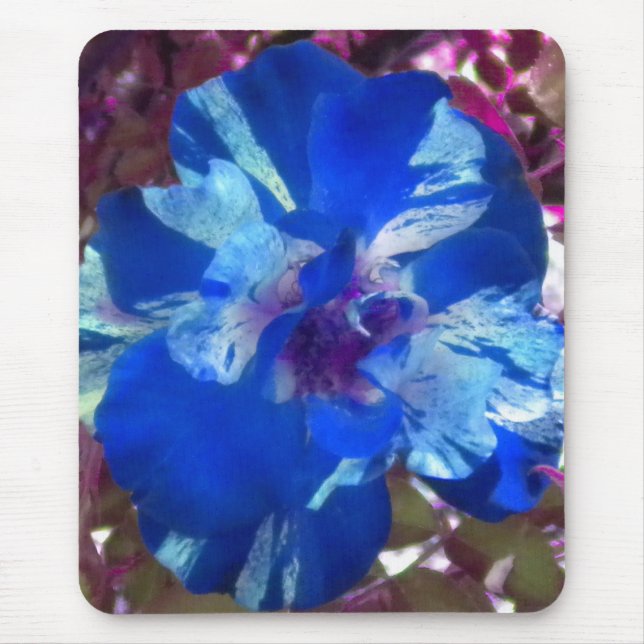 Mousepad Rosa Variegado Azul (Frente)