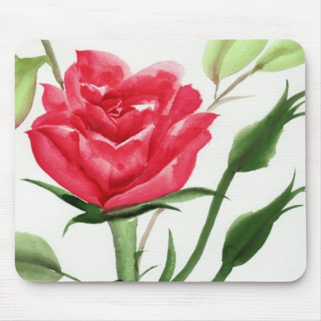 Mousepad Rosa vermelha (Frente)
