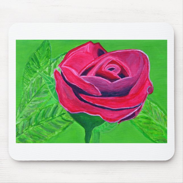 Mousepad Rosa vermelha2 (Frente)