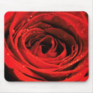 Mousepad Rosa vermelha Flower Love Dias de os namorados Mou